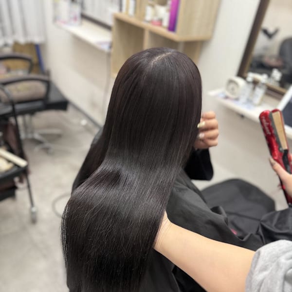 ダークラベンダー/艶髪/髪質改善