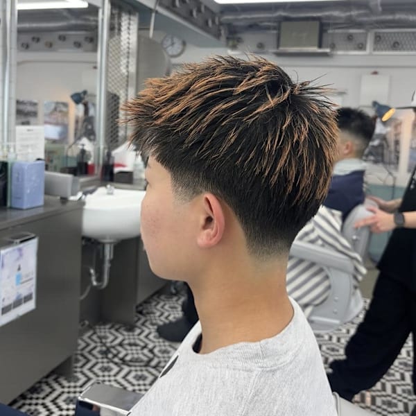 スパイキー × テーパー