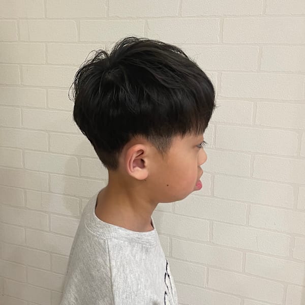 キッズ王道ナチュラルマッシュショート