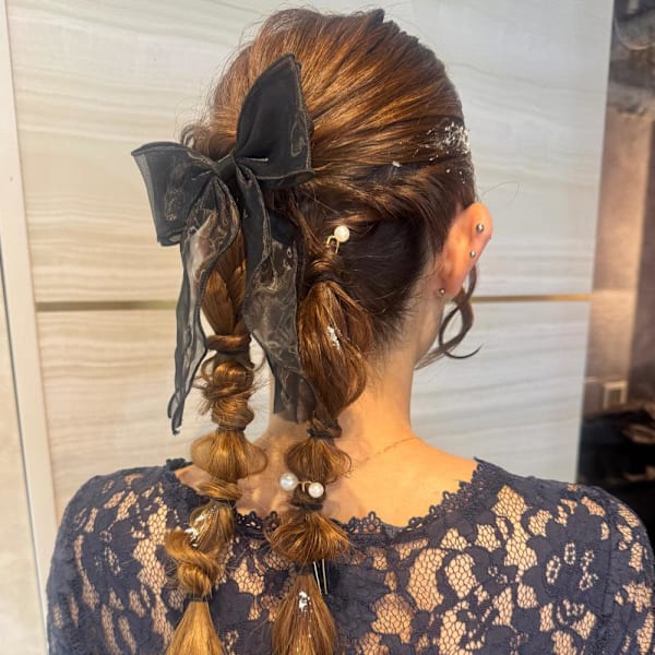 《honoka》ツイン編みおろし