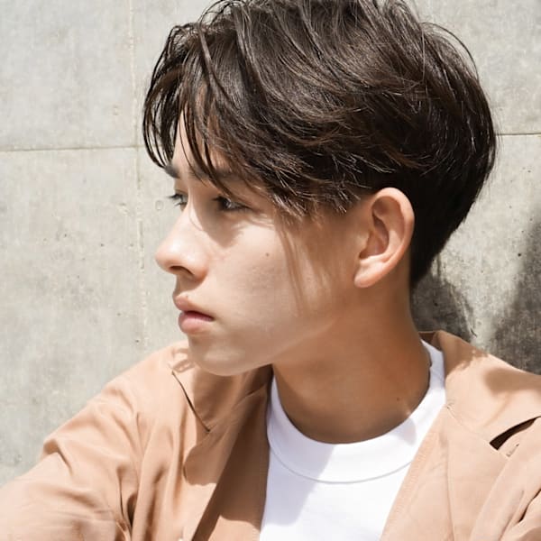 韓国ダウンパーママッシュメンズカットアッシュブラック