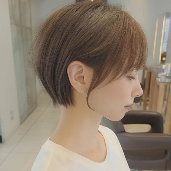 乾かすだけでまとまる丸みショート｜大人美シルエット
