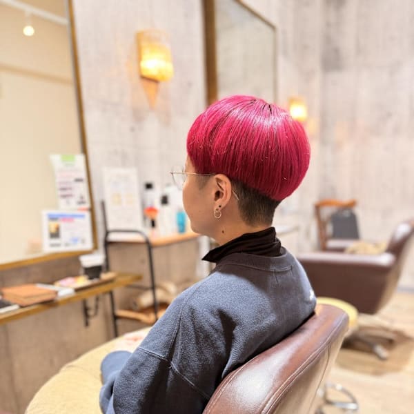 刈り上げハイトーンピンク【ARCH片山】