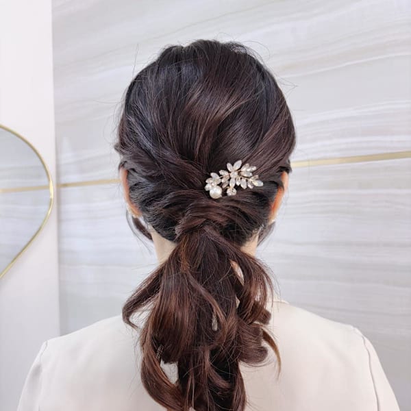 《あやね》ヘアセット/ふわふわローポニー