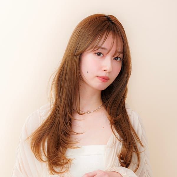 ナチュラル盛れバングとゆるレイヤー