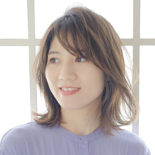 ミディアムレイヤー×白髪ぼかしカラー３０代４０代５０代