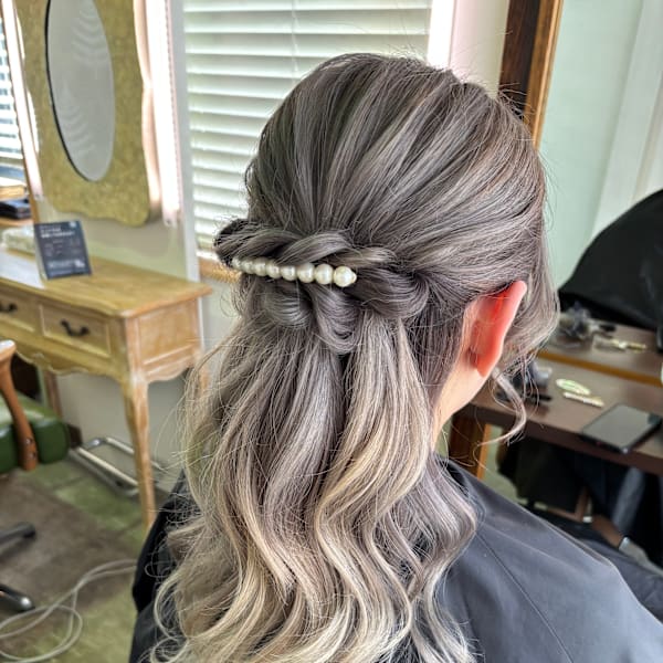 ブライダルヘアセット