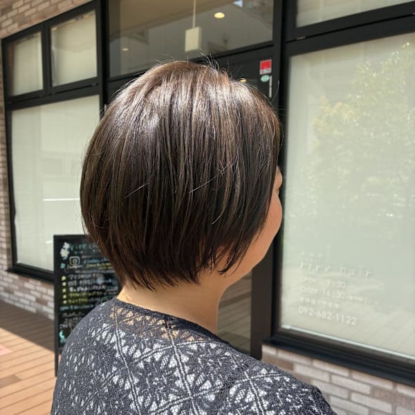 ショート!|半個室 rire hair 千早店
