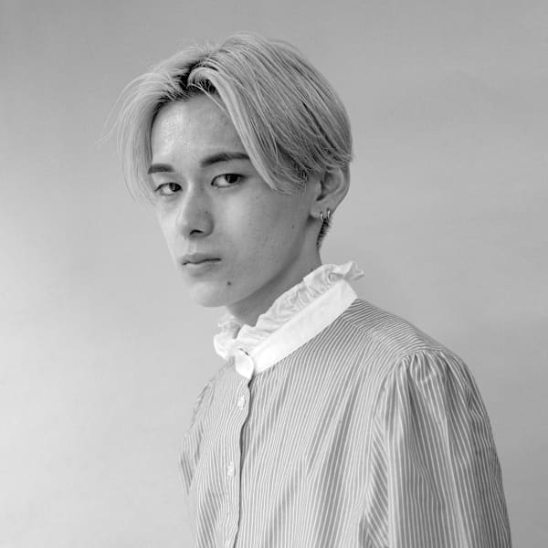 ハイトーン センターパート メンズショート