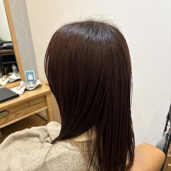 モカブラウン|半個室 rire hair 香椎店