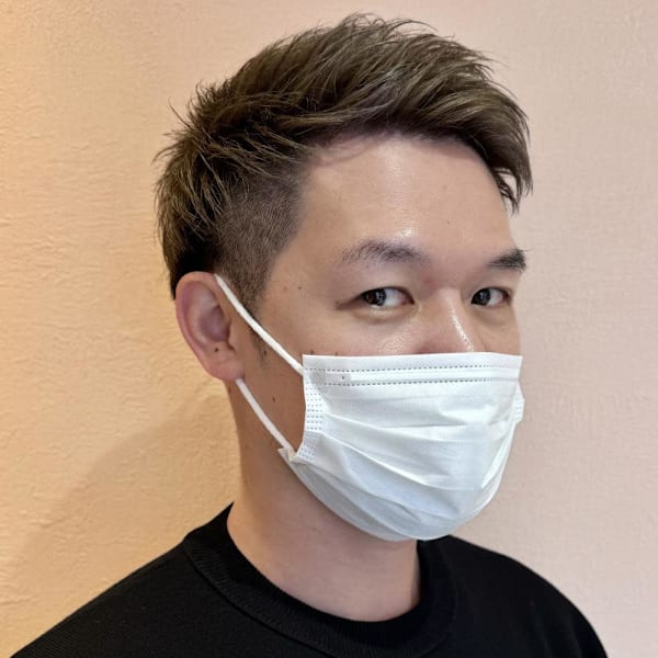 メンズブリーチ必須ミルクティーグレージュ20代30代40代