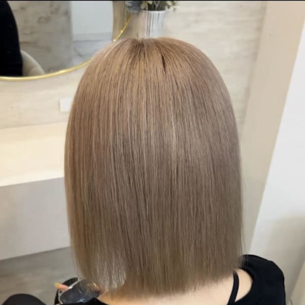 ブロンドヘアボブカット♪あゆむ