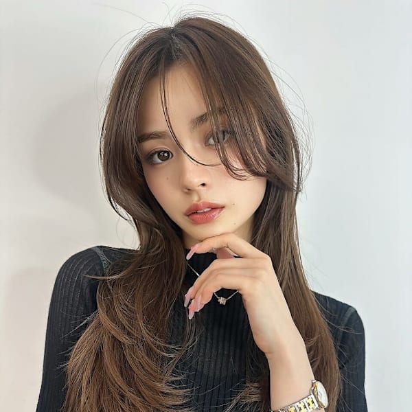 大人韓国風レイヤー × 艶ブラウン　渋谷/表参道	