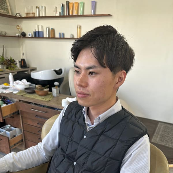 カットのみできまる！！メンズアップバングショート☆