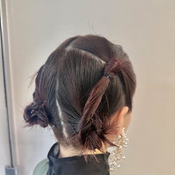 ツインアレンジ/参列ヘアセット