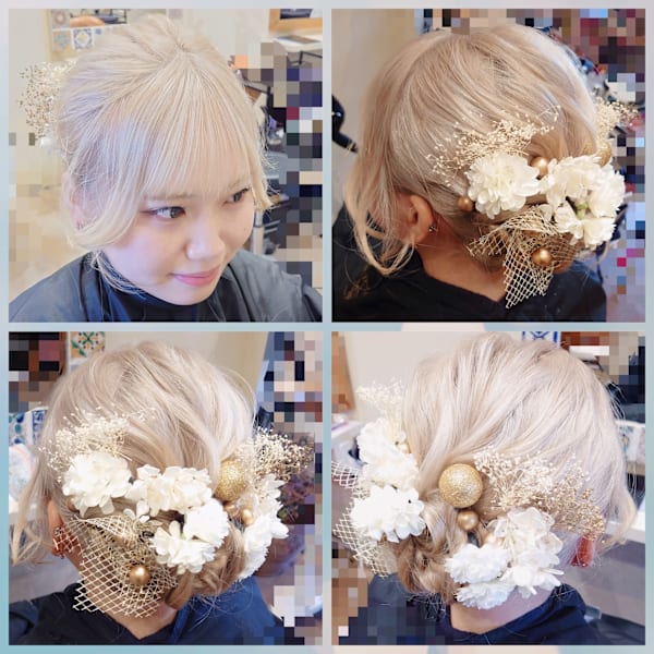 成人式ヘアセット