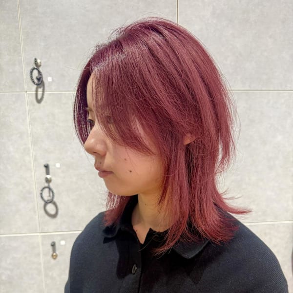 ウルフレイヤー/ボルドー/ブリーチカラー