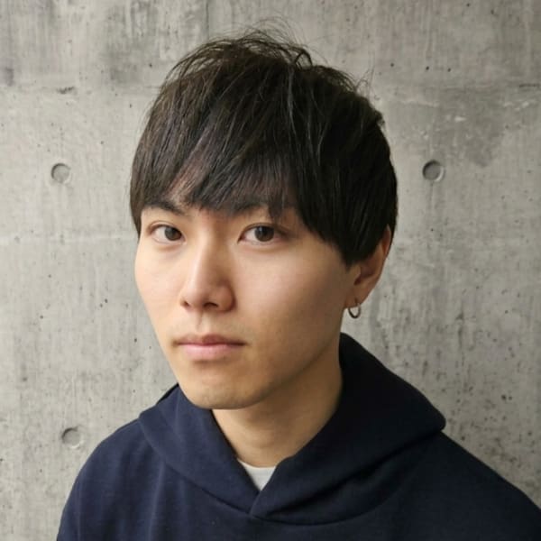 自然な縮毛矯正×マッシュ