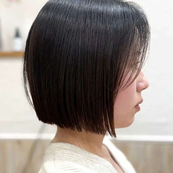 【東林間】乾かすだけで艶が続く。大人の上品ボブ