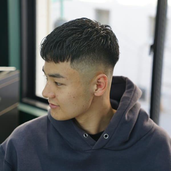 クロップスタイル|理容室BARBERSHOP NOR【学芸大学店】バーバー