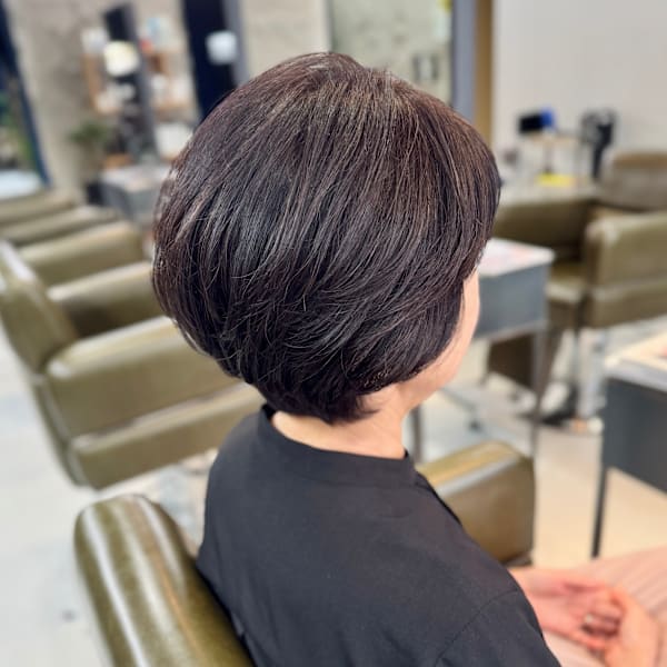 大人ショートボブ
