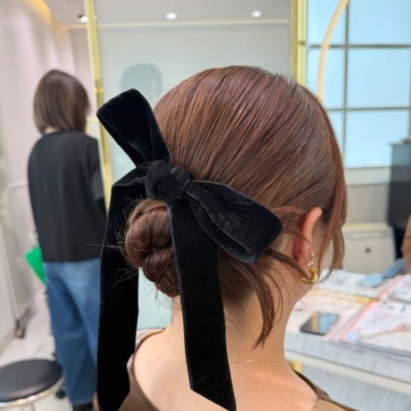 結婚式アレンジ カチモリタイトシニヨン