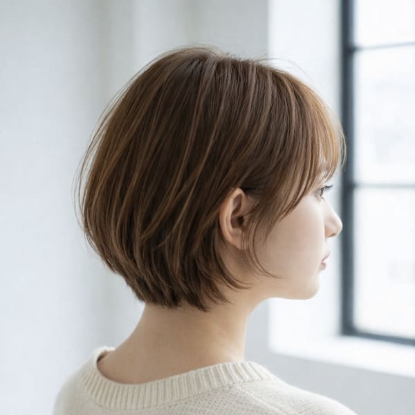 流山おおたかの森/髪質改善艶・ボブ白髪ぼかし×超音波アイロン