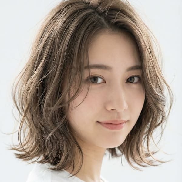 流山/初石【髪質改善×透明感ベージュ】柔らか質感の大人ボブ