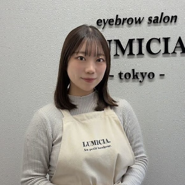 眉毛/アイブロウサロンLUMICIA.-TOKYO-福岡天神2号店【眉毛専門店】【マユゲアイブロウサロン ルミシアトウキョウ フクオカテンジンニゴウテン マユゲセンモンテン】のスタッフ紹介。フウカ マユゲ