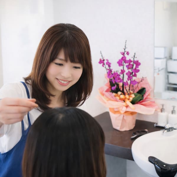 hair make CUORE【ヘアーメイク　クオレ】のスタッフ紹介。keiko
