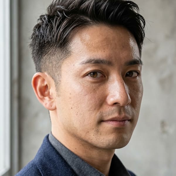 横浜メンズヘア 桜木町美容室 カット ビジネスツーブロック