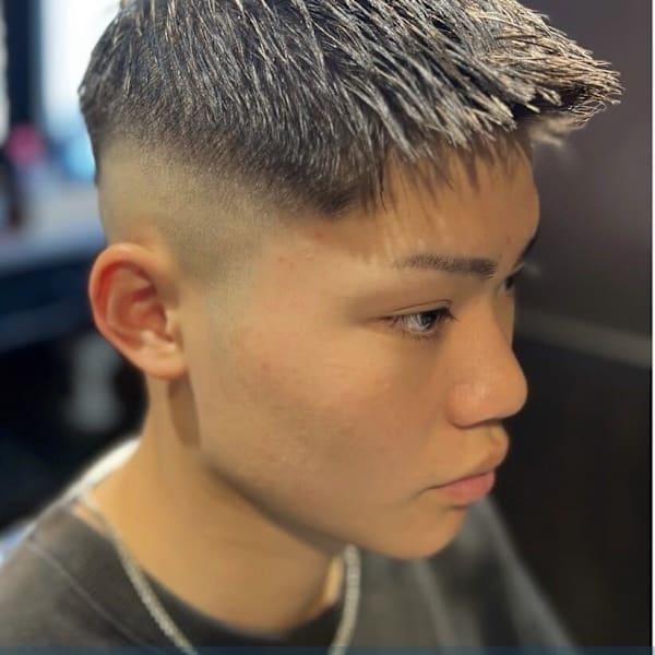 王道フェードカット