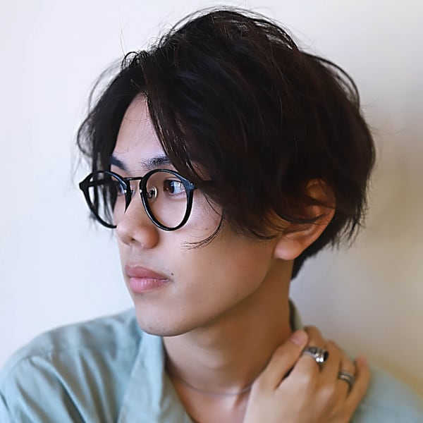 【30代】センターパート/ニュアンスパー|YOIN