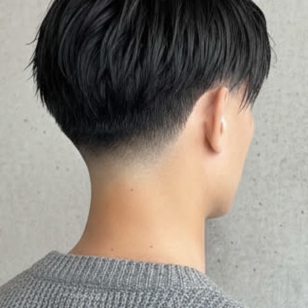 メンズ 爽やかテーパーフェード スキンフェード ビジネス◎