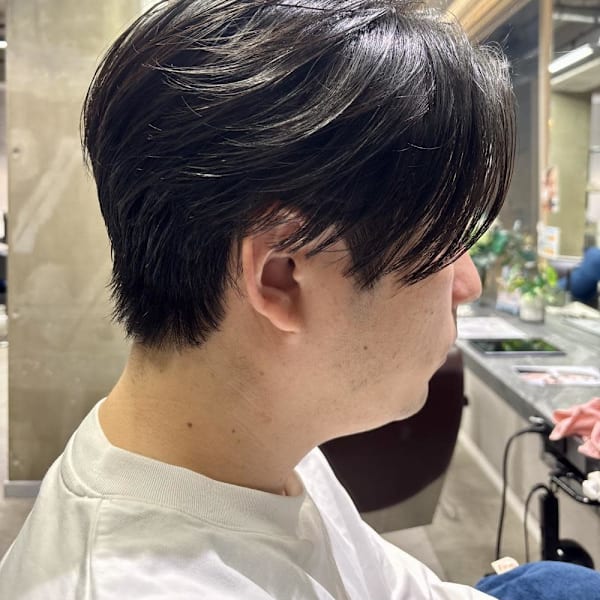 miu&宇都宮良太 メンズ毛流れセンターパート