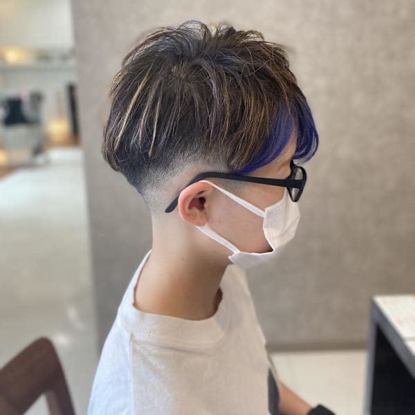 大人可愛いマッシュショート