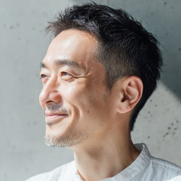 大人ナチュラルメンズショート