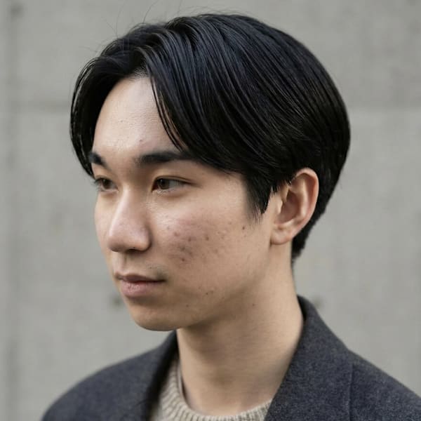 好感度No.1！大人ナチュラルセンターパート♯44