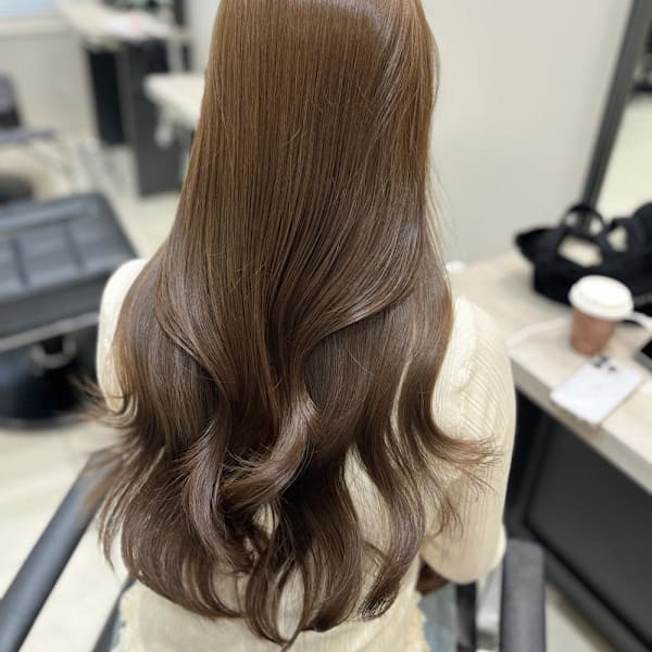 Mako ハニーベージュ ブリーチなしダブルカラー 銀座|Euphoria 銀座本店 Smart Salon【ユーフォリア】