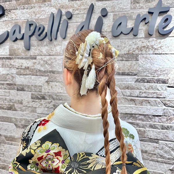 振袖着付+ヘアセット