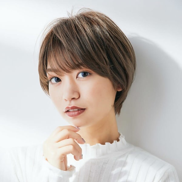 大人可愛いマッシュショート