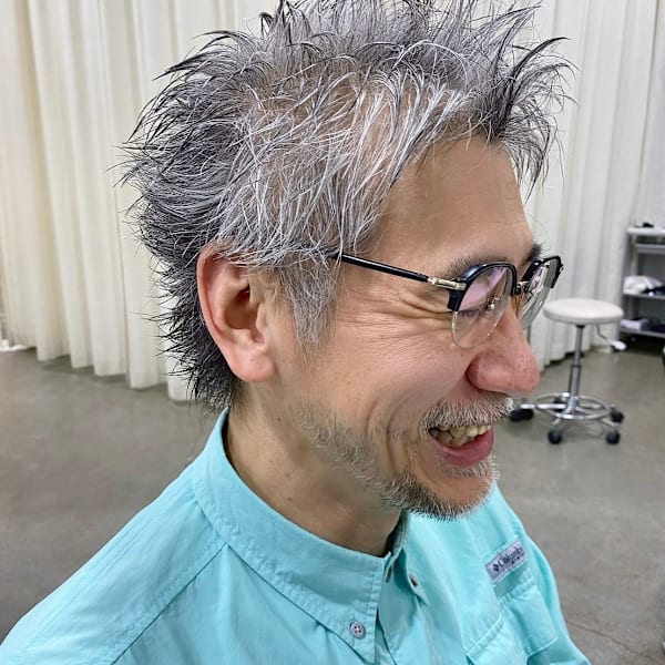 【大人メンズ】ツンツンショートヘア