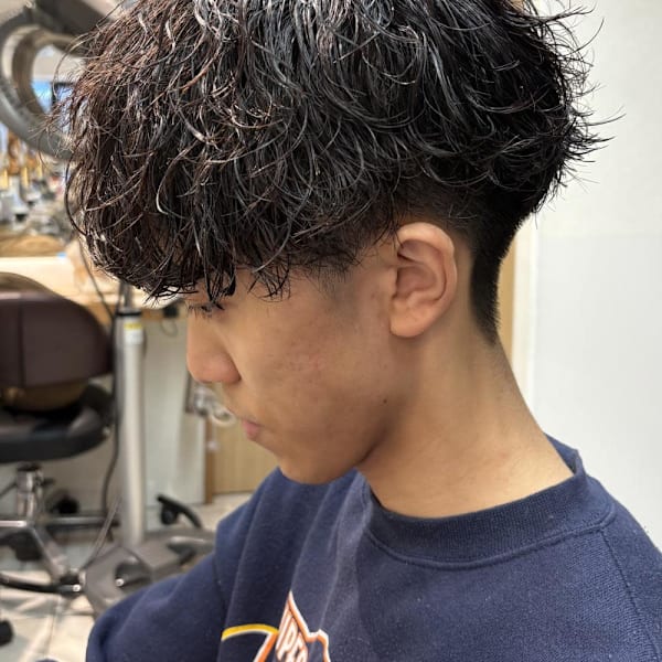 メンズ人気No. 1ゆるふわシャドウパーマ◎