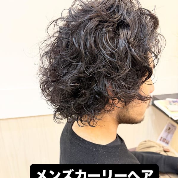 大人カーリーヘア