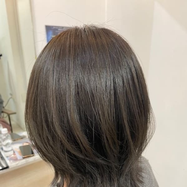 くびれミディアムスタイル|HAIR MAKE NEWYORK 千駄木店