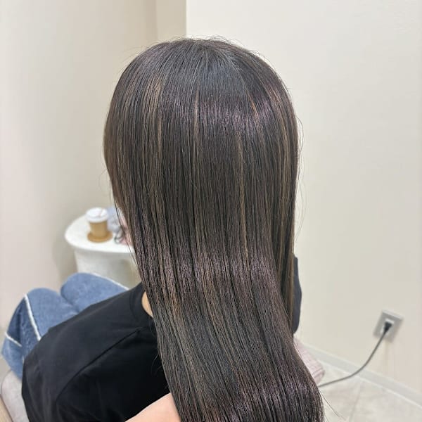 酸性ストレート / グレージュ / 髪質改善