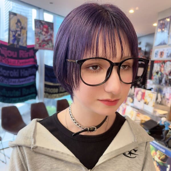 ウルフカット/ケアブリーチ/カラーバター/推しカラー