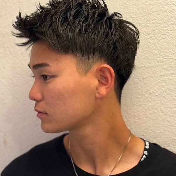 ジェットスタイル/ツーブロック/men'sカット/barbe