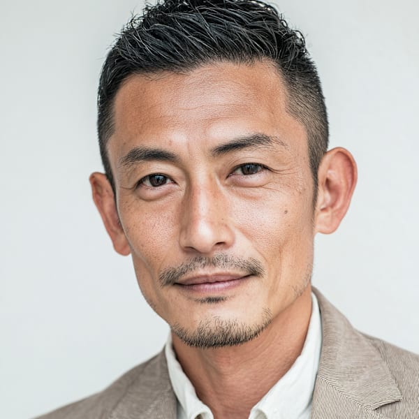 大人メンズナチュラルショート