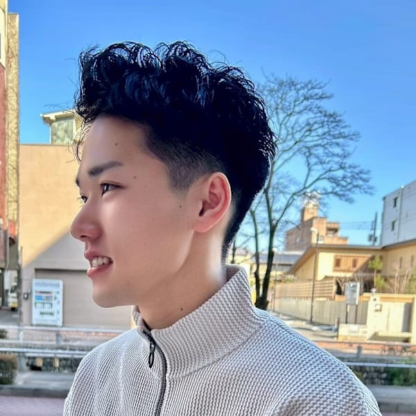 【メンズパーマ】ボリューム爽やかメンズパーマ